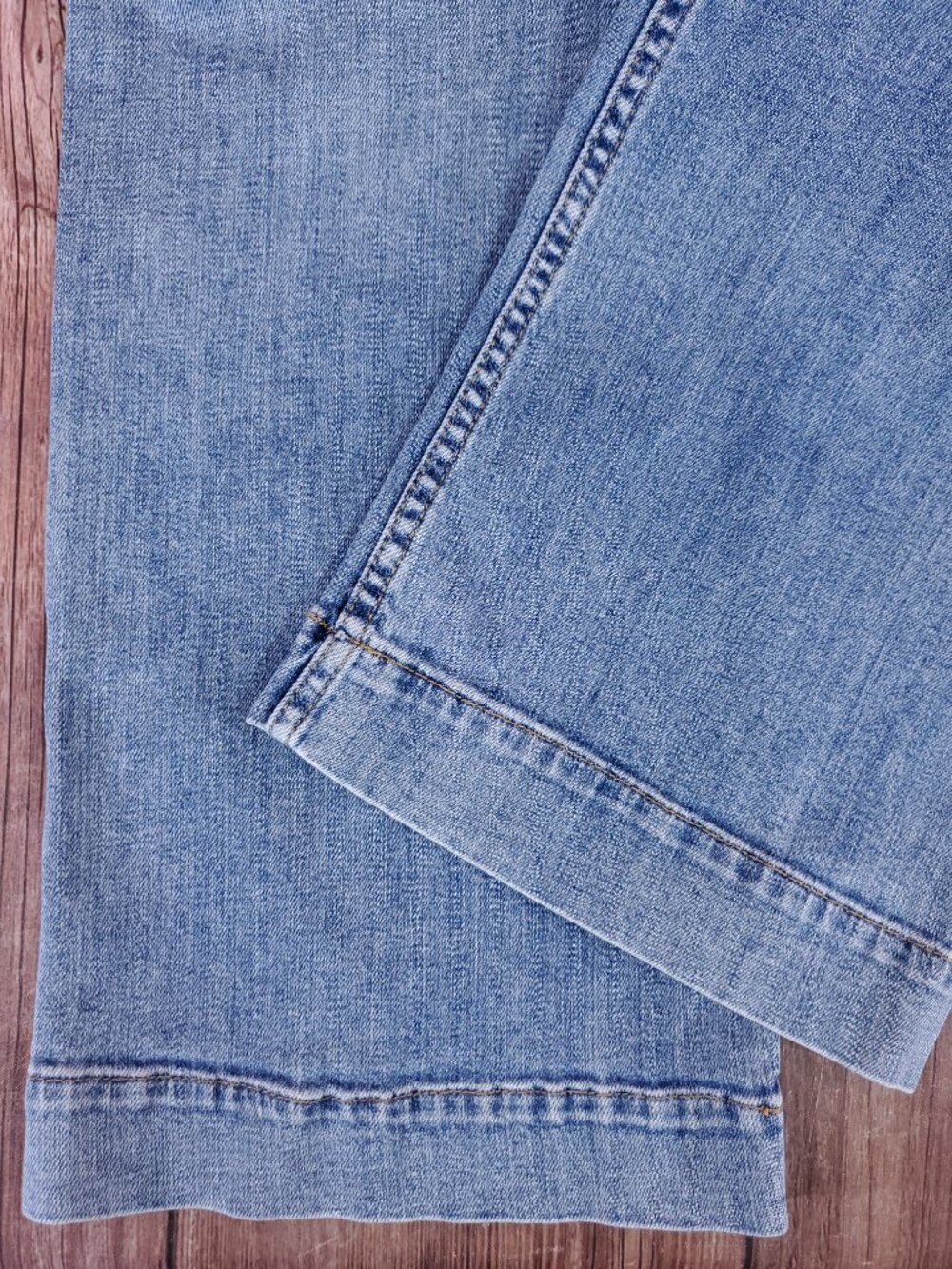 Maeve Anthropologie The Colette Wide Leg Jeans Womens 28 Denim Cropped Ankle - Picture 6 of 16